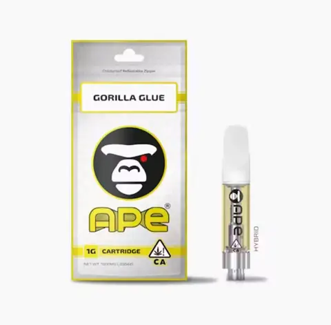 Ape 1G Vape - Gorilla Glue (H) - Sauce Cart vape cartridge